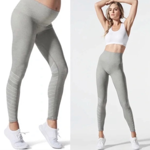 BLANQI Pants - BLANQI Hipster Support Leggings - Grey/M